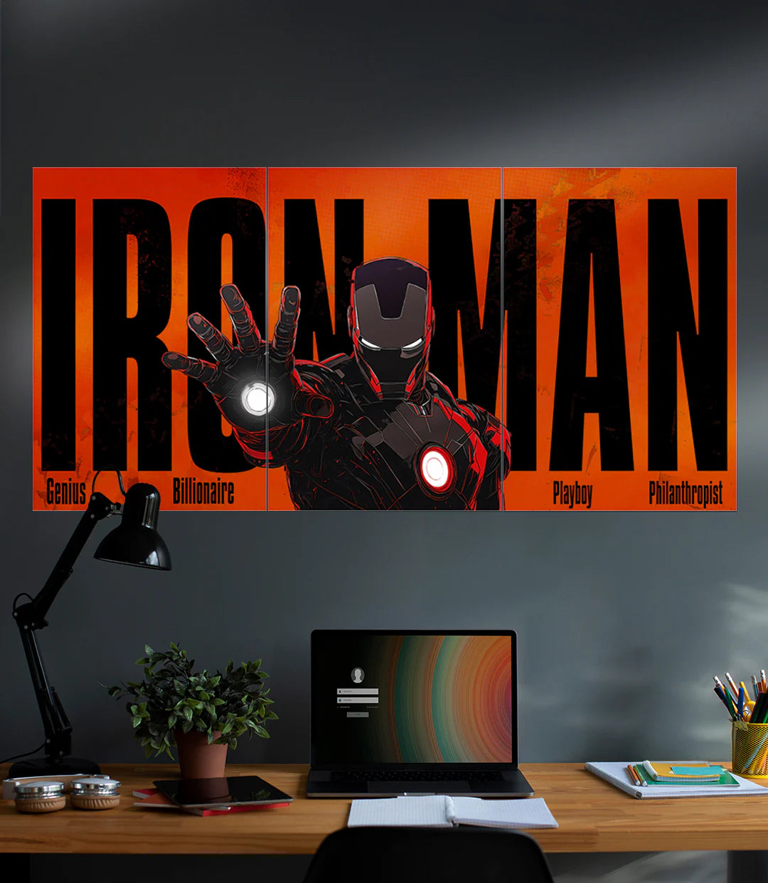 Iron man poster.