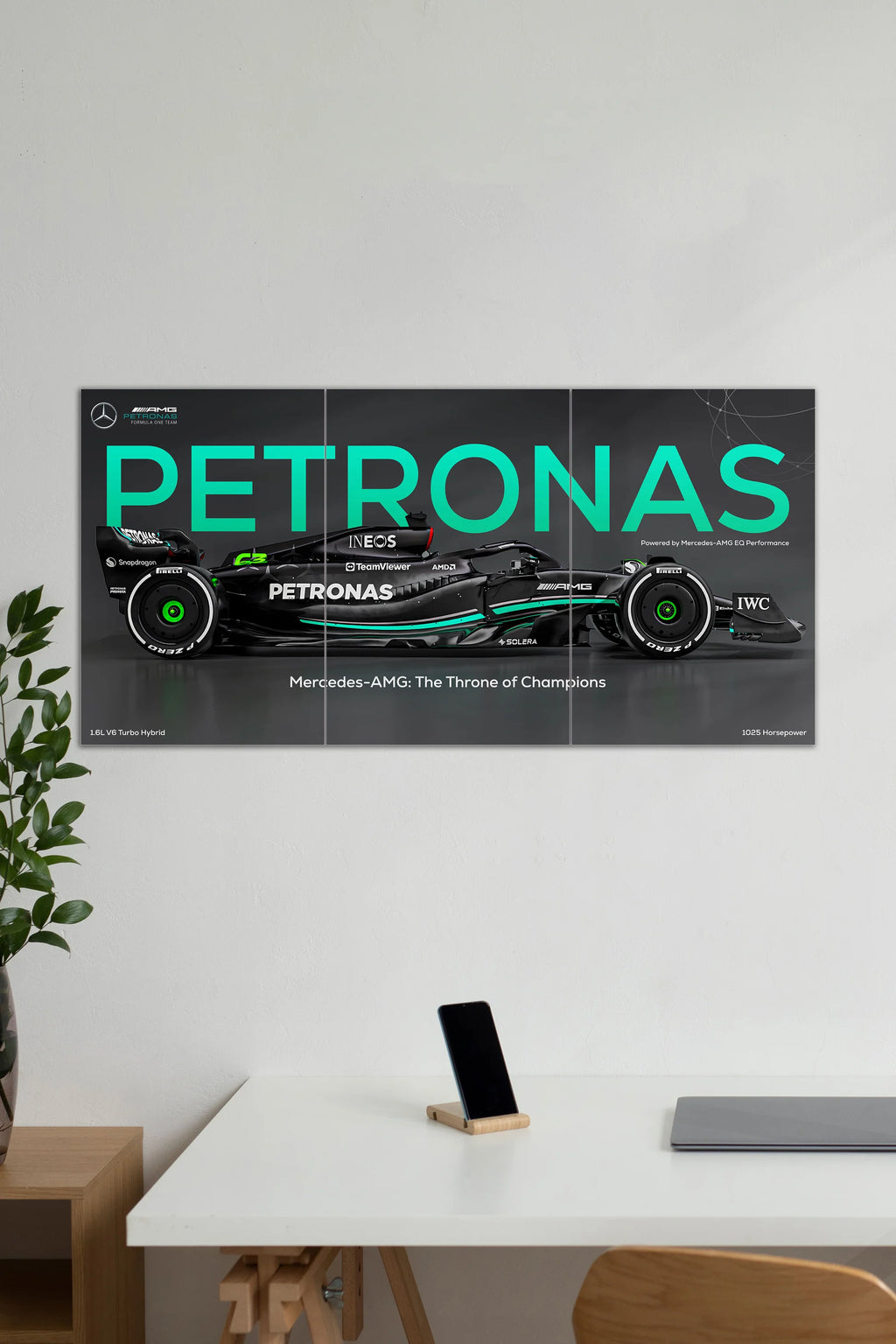 Mercedes AMG Petronas poster 3 piece set