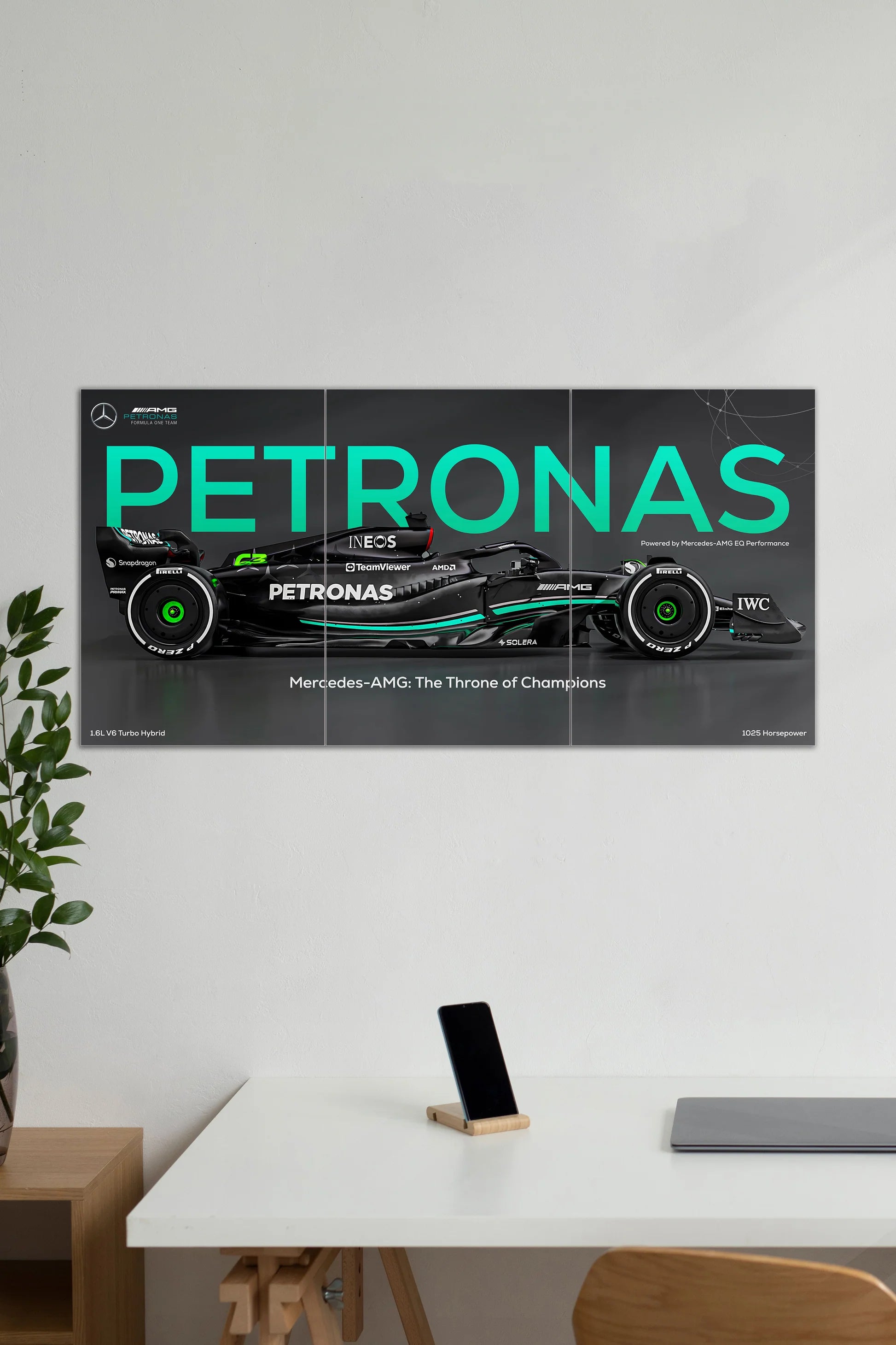 Mercedes AMG Petronas poster 3 piece set